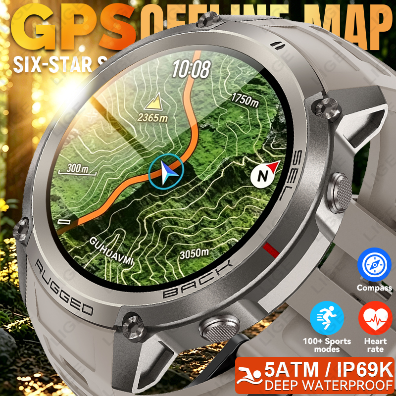 Japanese Lifestyle Called - LIGE NEUE GPS Offline-Karten Sport Smartwatch