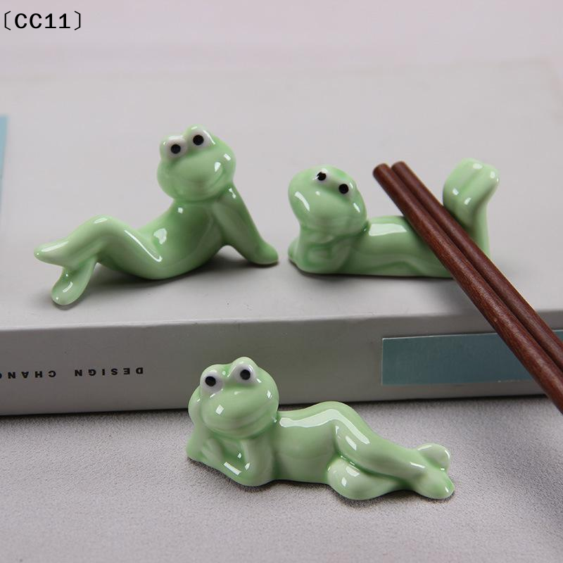 Chopstick Rest Ceramic - ieniaCC11 Parque1, 1 Stück Löffel, Gabelablage,