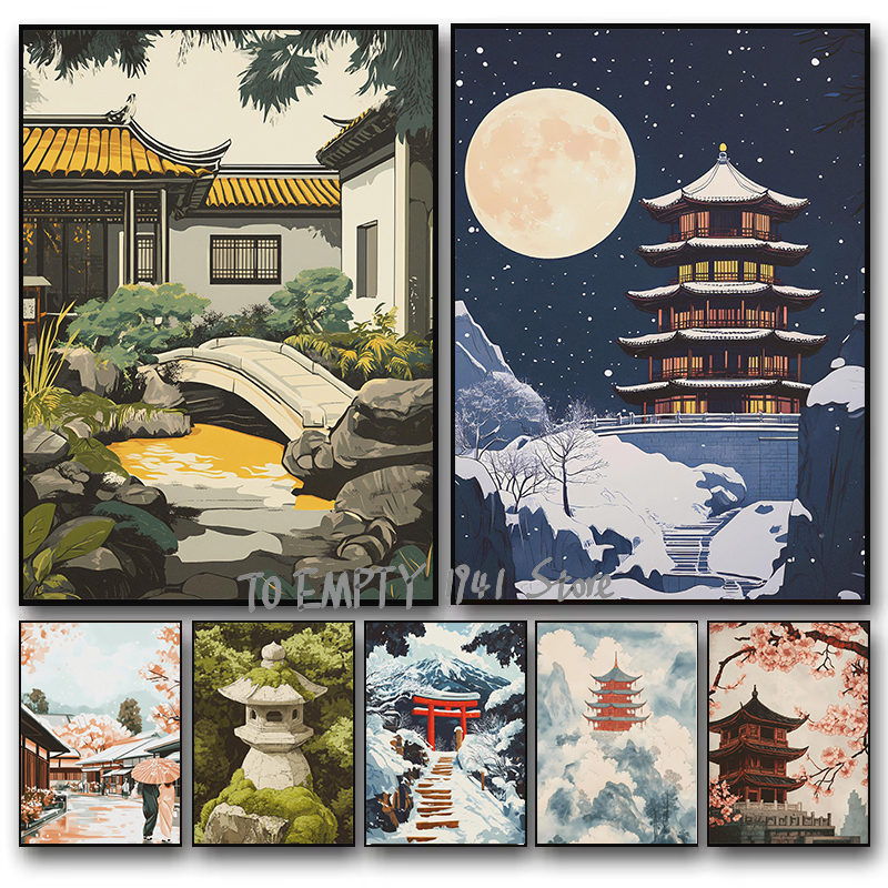Japanese Traditional Lifestyle - Traditionelle japanische Architektur Städte in Asien