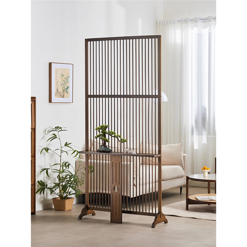 Shoji Screen Divider - LH Wohnzimmerdekoration, mobile Trennwand aus Massivholz,