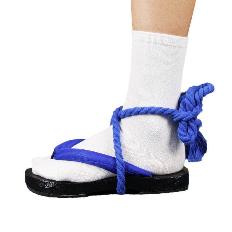 Blaue Geta-Sandalen mit Riemen – Geta Wooden Sandal Bewertung und Preis