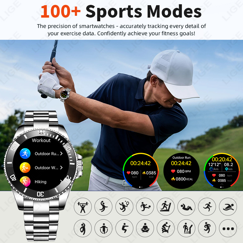 LIGE Smartwatch im neuen Luxus – Japanese Lifestyle Called Bewertung und Preis