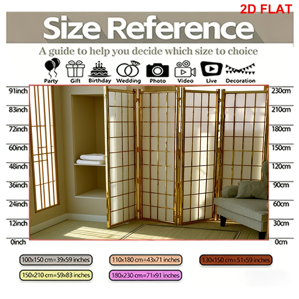 Dekorativer Japanischer Shoji  – Shoji Screen Divider Bewertung und Preis