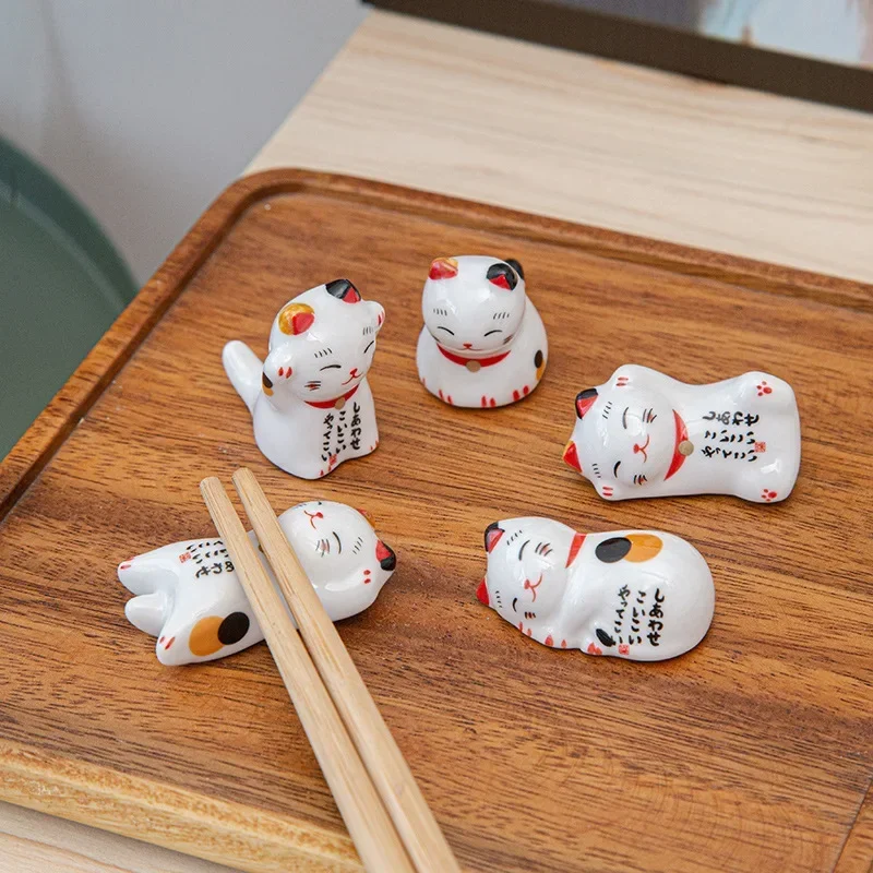 1 Stück japanische Lucky Cat K – Chopstick Rest Ceramic Bewertung und Preis