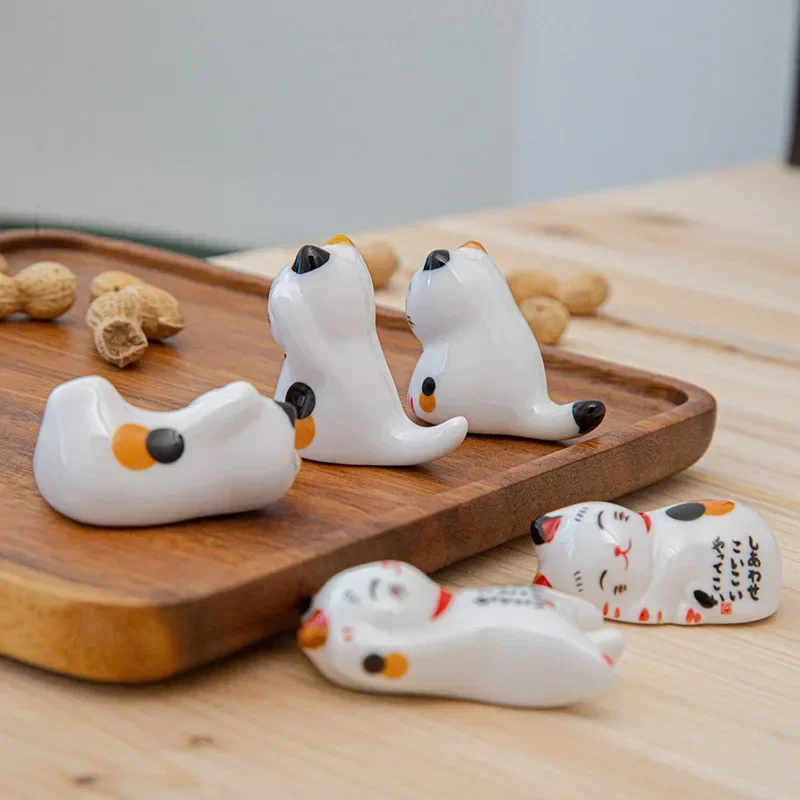 1 Stück japanische Lucky Cat K – Chopstick Rest Ceramic Bewertung und Preis