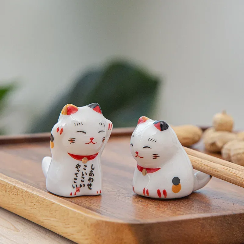 1 Stück japanische Lucky Cat K – Chopstick Rest Ceramic Bewertung und Preis
