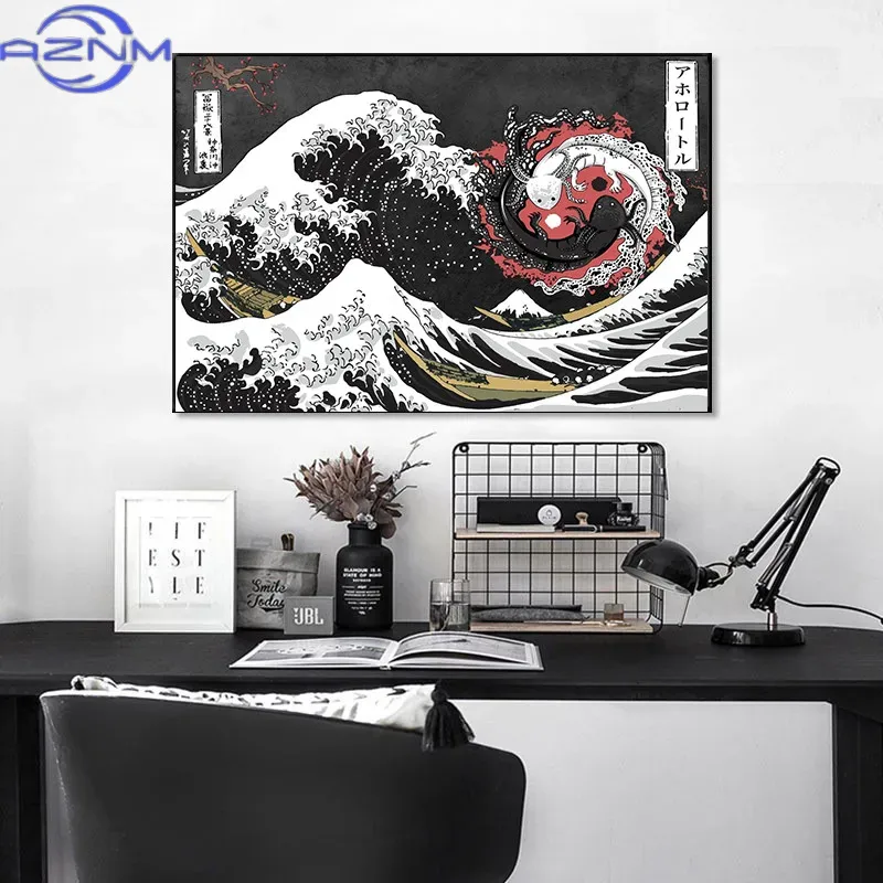 AZNM Leinwandgemälde, großes w – Japanese Traditional Lifestyle Bewertung und Preis