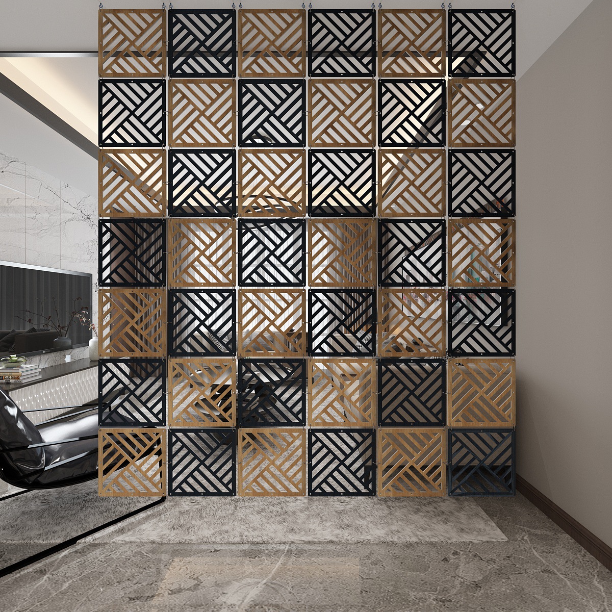 29 x 29 cm, 5 Stück, MDF-Hänge – Shoji Screen Divider Bewertung und Preis