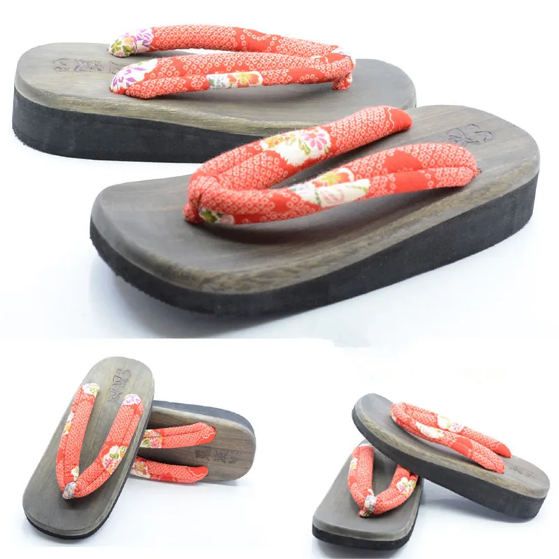 Damen Cosplay Schuhe Mittlerer – Geta Wooden Sandal Bewertung und Preis