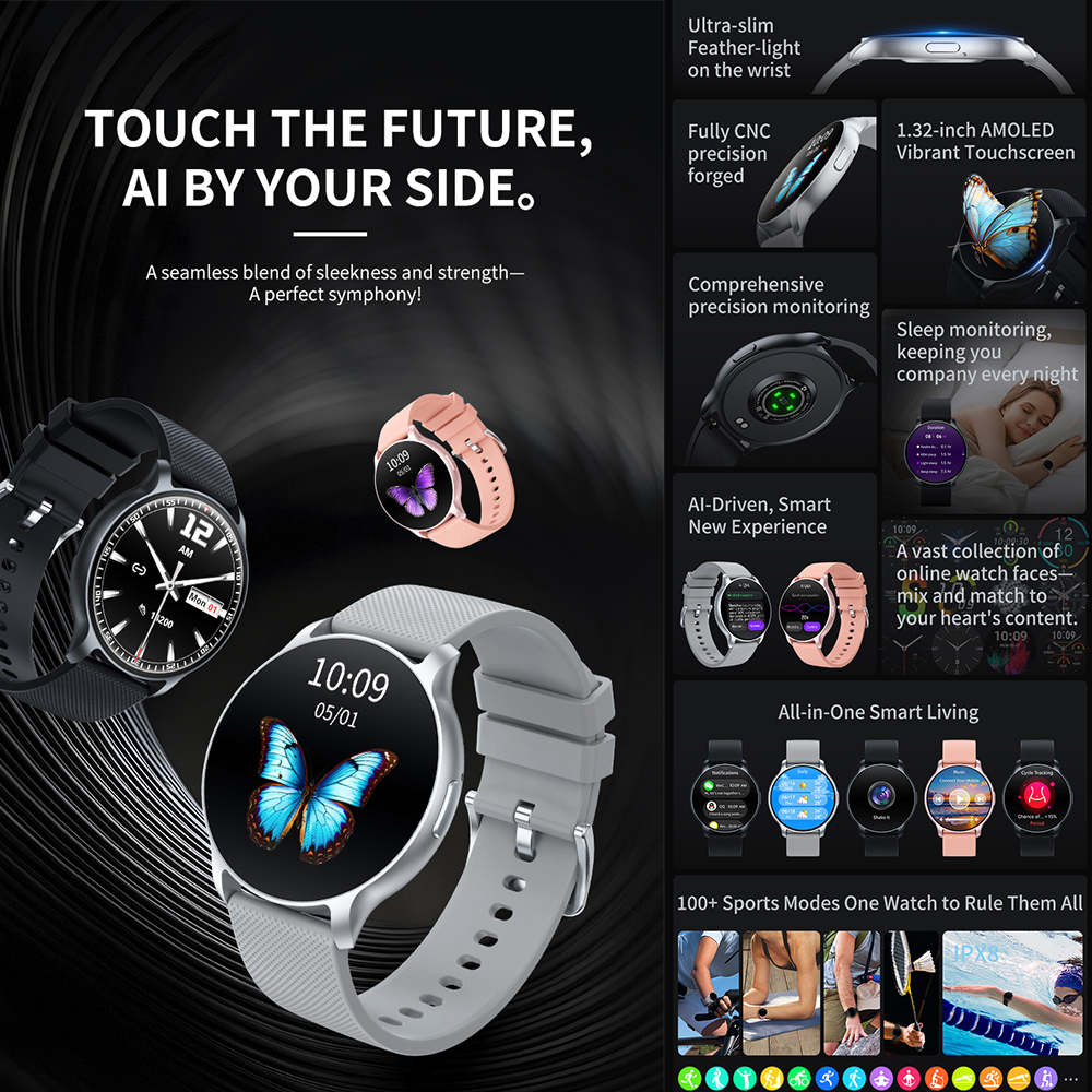 U23 1,32-Zoll-Smartwatch mit r – Japanese Lifestyle Called Bewertung und Preis