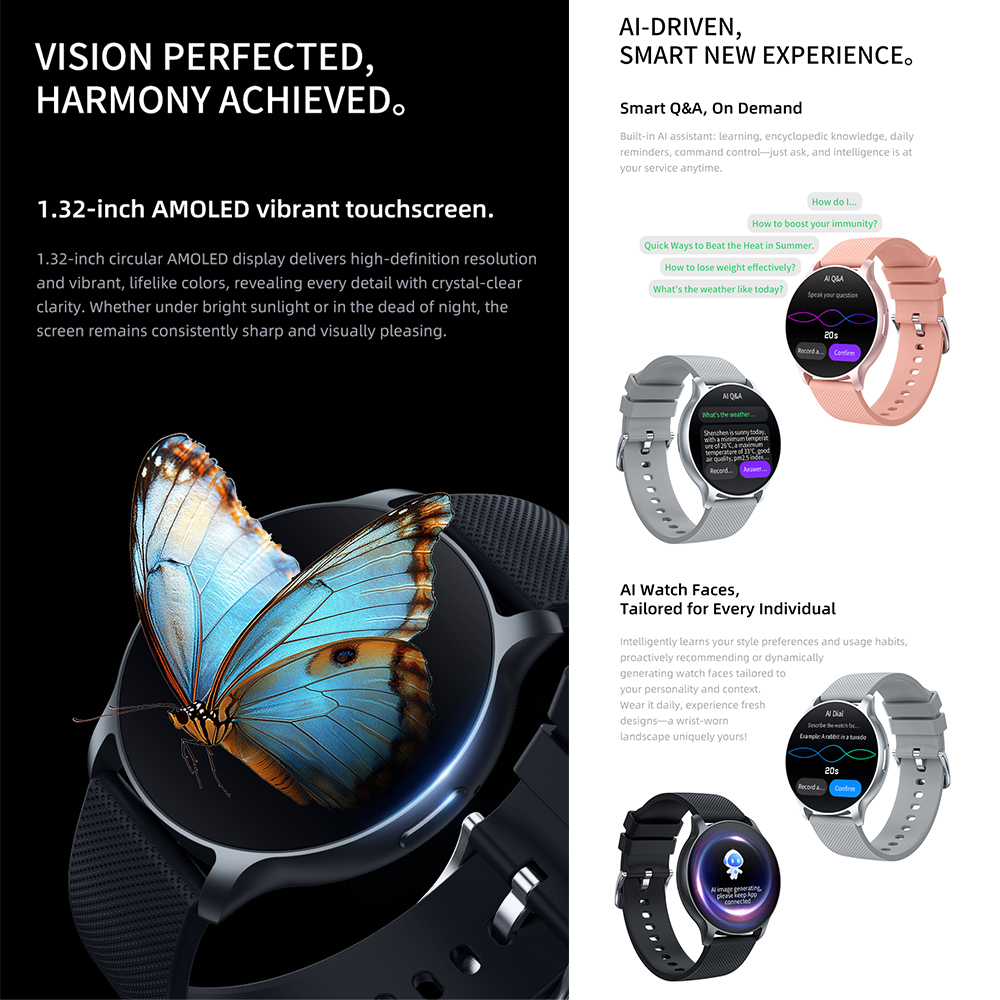 U23 1,32-Zoll-Smartwatch mit r – Japanese Lifestyle Called Bewertung und Preis
